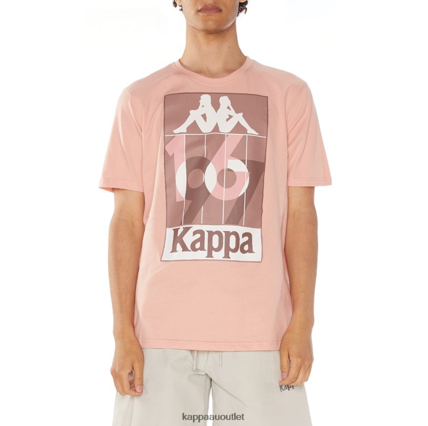 Kappa Men Quinn T-Shirt Pink R0HPN8107