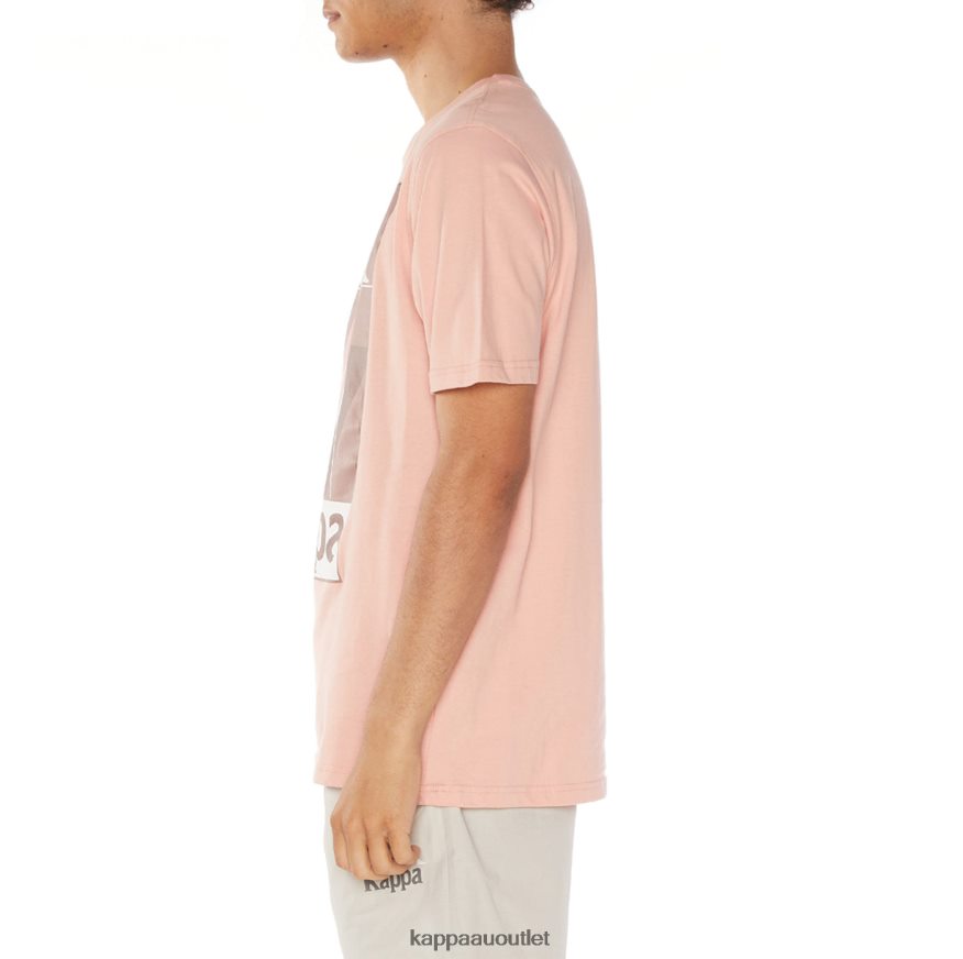 Kappa Men Quinn T-Shirt Pink R0HPN8107