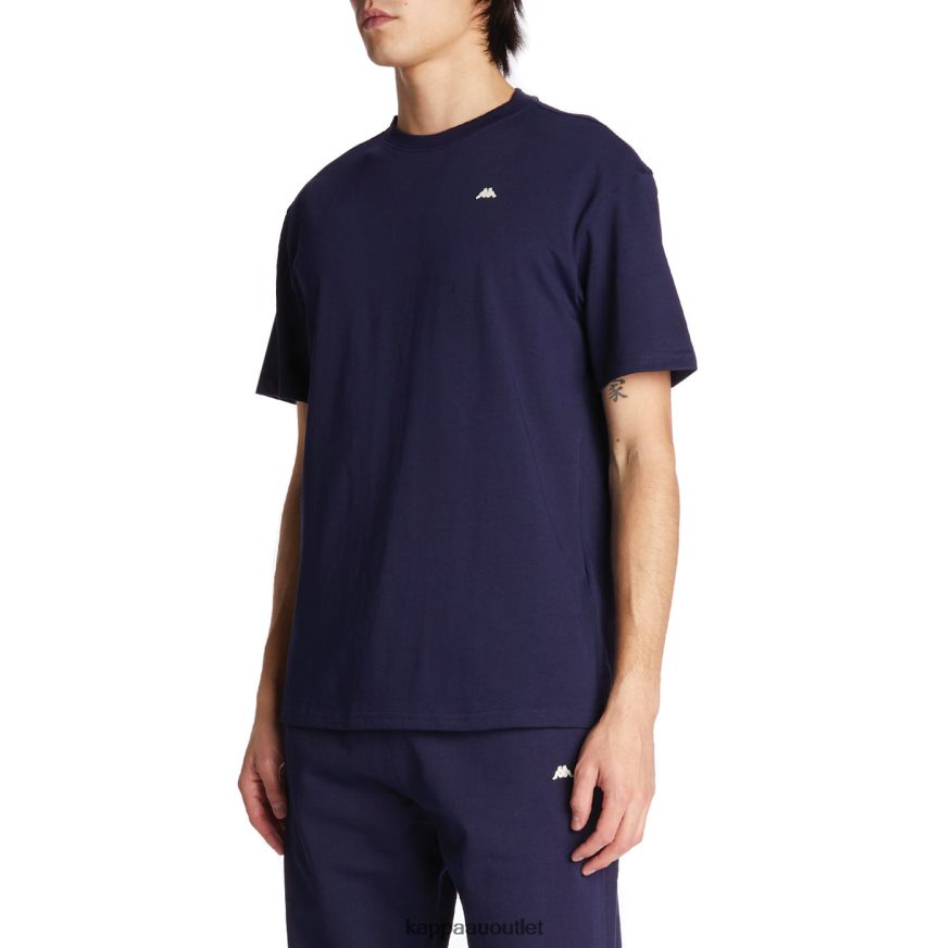 Kappa Men Robe Giovani Darphis T-Shirt Navy R0HPN8199