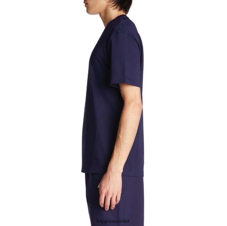 Kappa Men Robe Giovani Darphis T-Shirt Navy R0HPN8199
