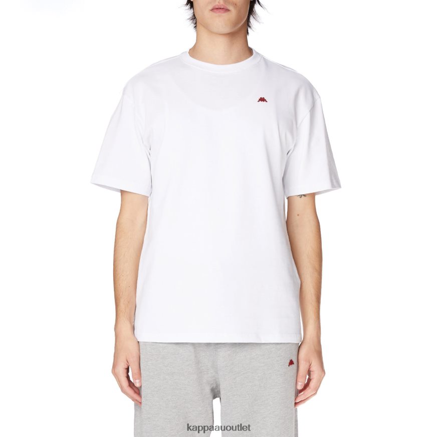 Kappa Men Robe Giovani Darphis T-Shirt White R0HPN8201