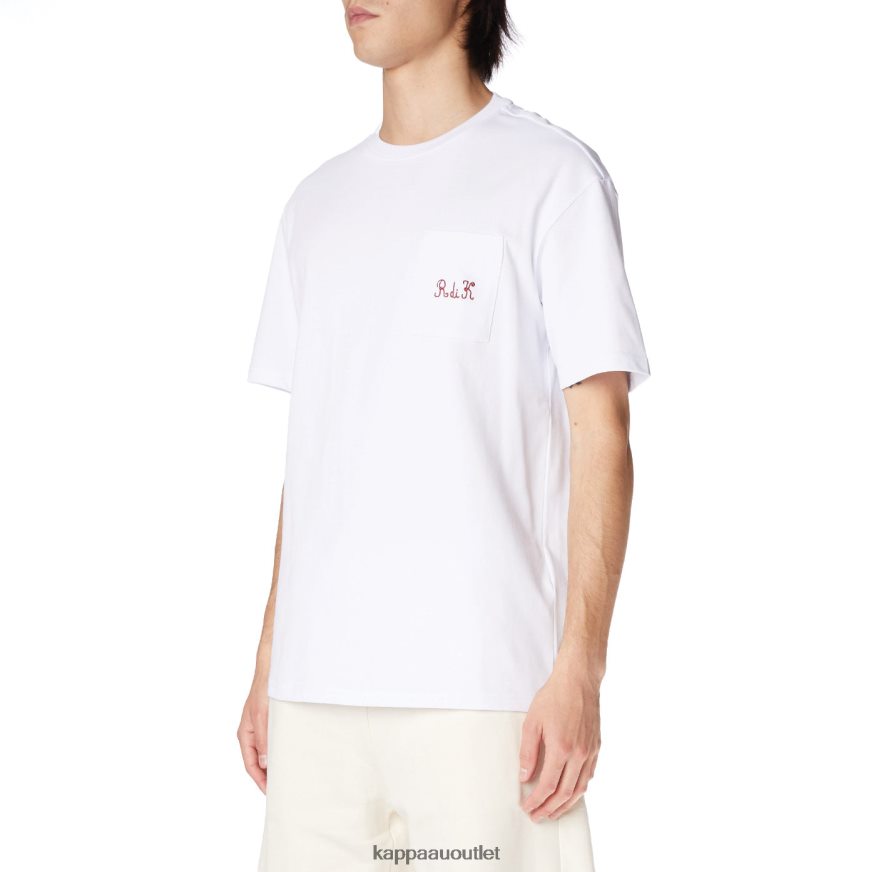 Kappa Men Robe Giovani Mirfak T-Shirt White R0HPN8196