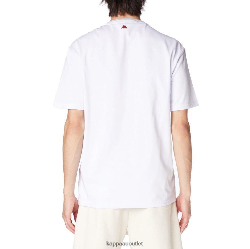 Kappa Men Robe Giovani Mirfak T-Shirt White R0HPN8196