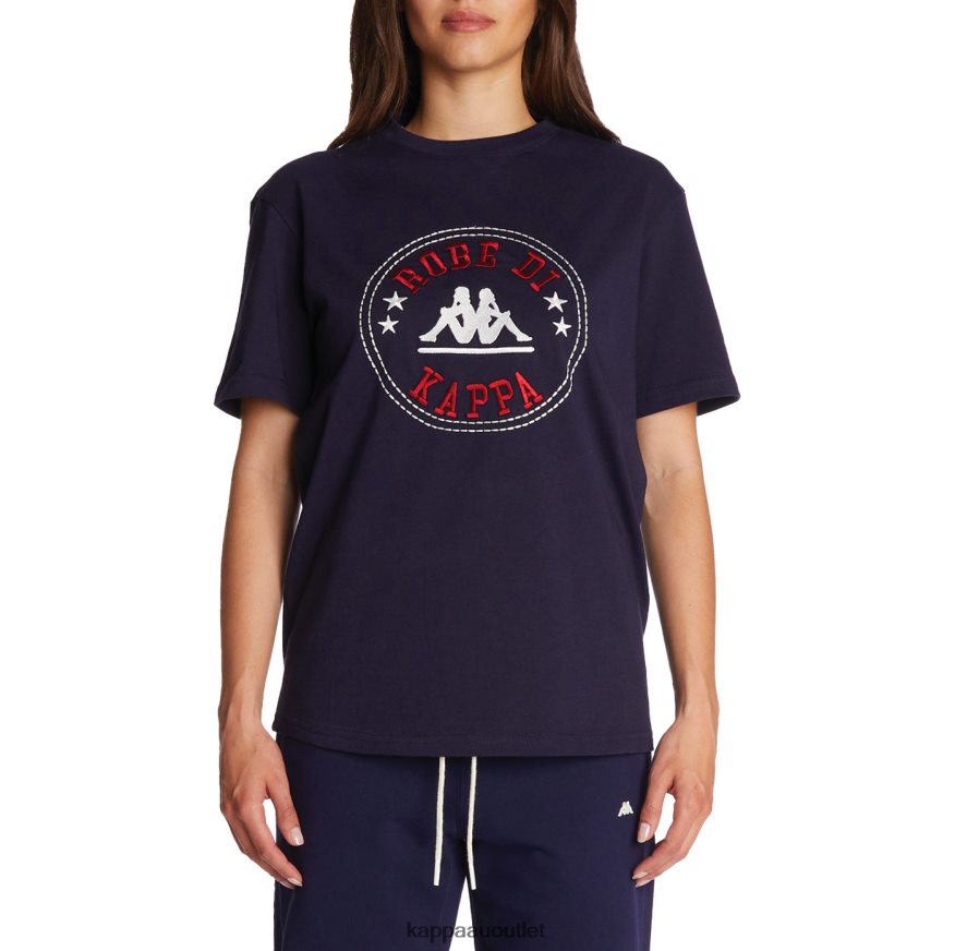 Kappa Men Robe Giovani Revati T-Shirt Navy R0HPN8198