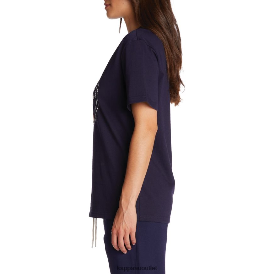 Kappa Men Robe Giovani Revati T-Shirt Navy R0HPN8198