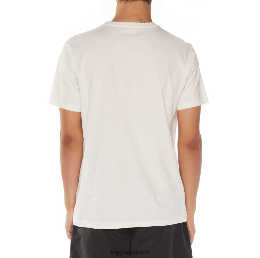 Kappa Men Sage T-Shirt White R0HPN8118