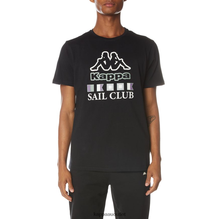 Kappa Men Temi T-Shirt Black Jet R0HPN8119