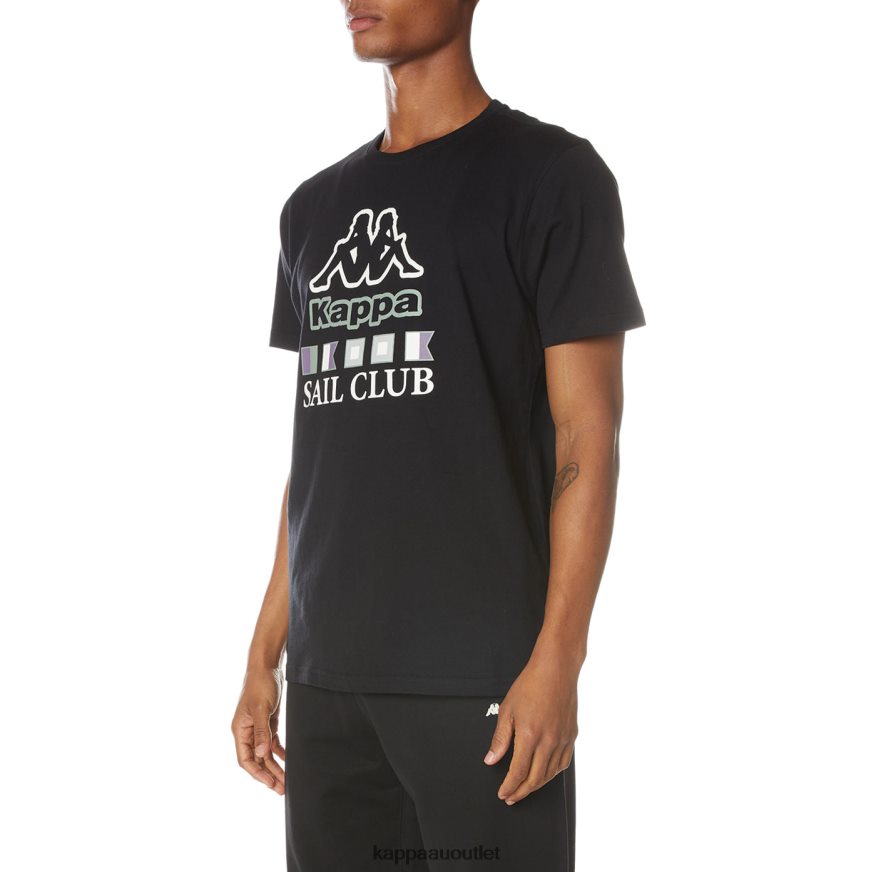 Kappa Men Temi T-Shirt Black Jet R0HPN8119