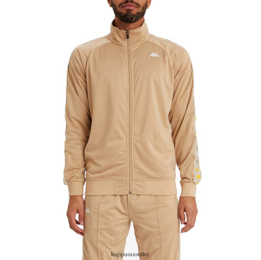 Kappa Men 222 Banda Dullo 2 Track Jacket Beige R0HPN87