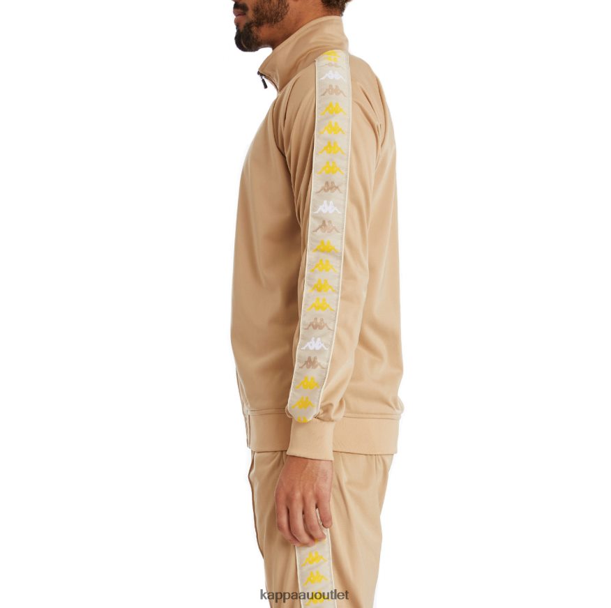 Kappa Men 222 Banda Dullo 2 Track Jacket Beige R0HPN87