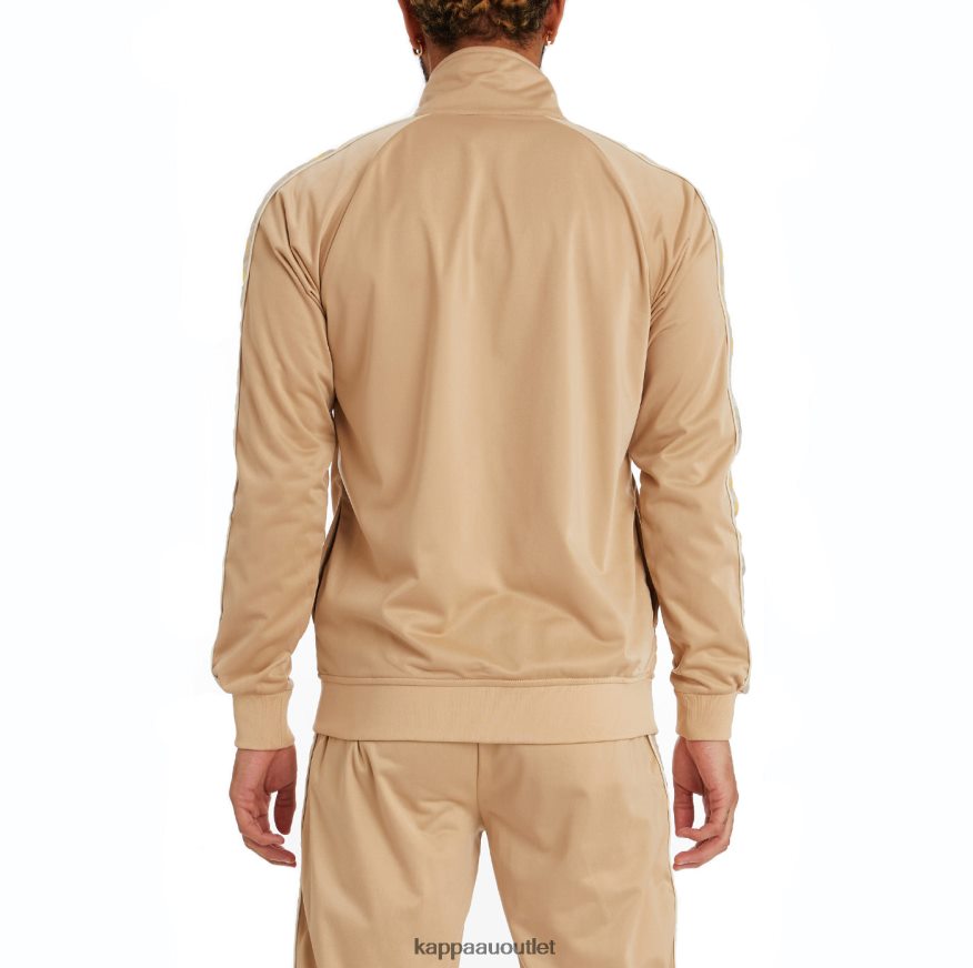 Kappa Men 222 Banda Dullo 2 Track Jacket Beige R0HPN87