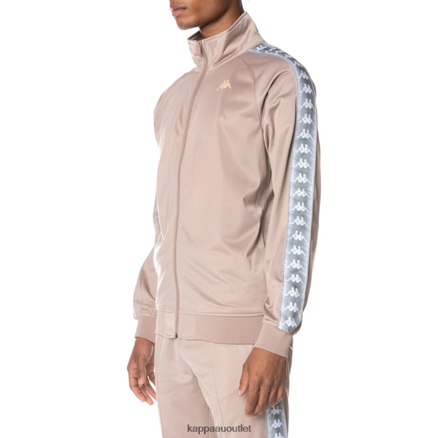 Kappa Men 222 Banda Ganniston Track Jacket Beige R0HPN81