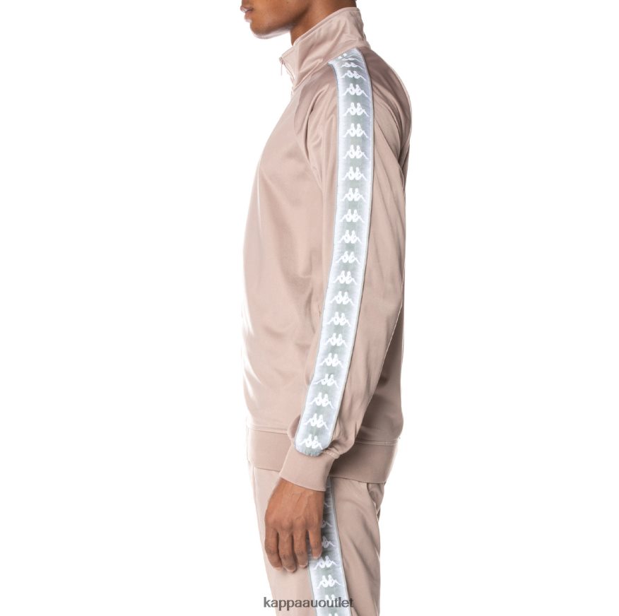 Kappa Men 222 Banda Ganniston Track Jacket Beige R0HPN81