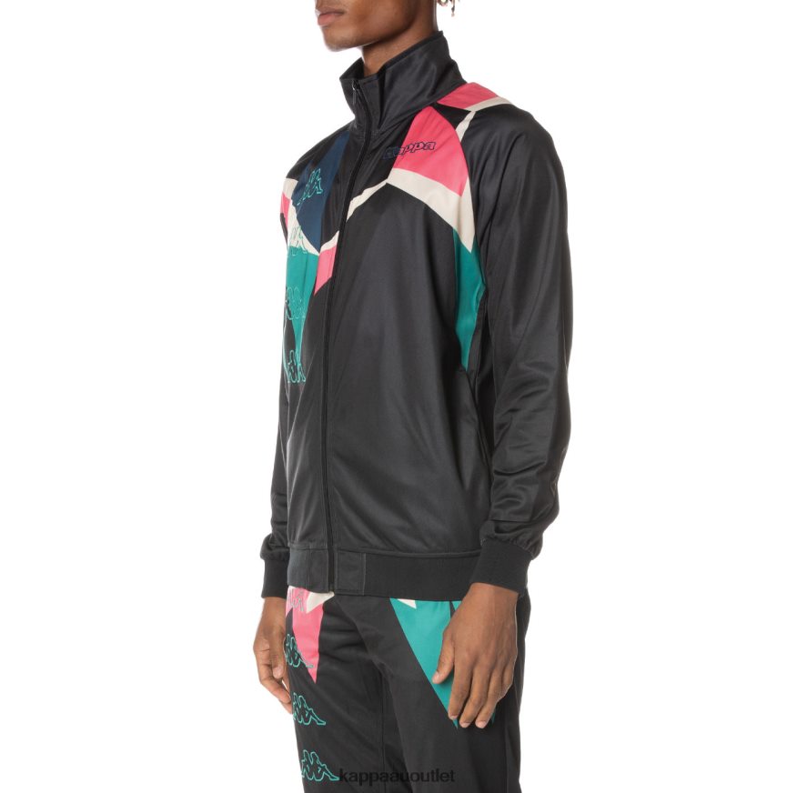 Kappa Men Logo Lamal Track Jacket Jet Black R0HPN83