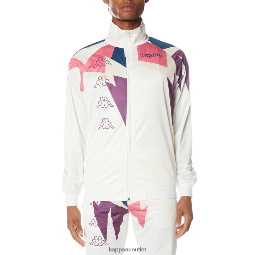 Kappa Men Logo Lamal Track Jacket White R0HPN85
