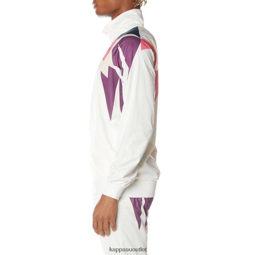 Kappa Men Logo Lamal Track Jacket White R0HPN85