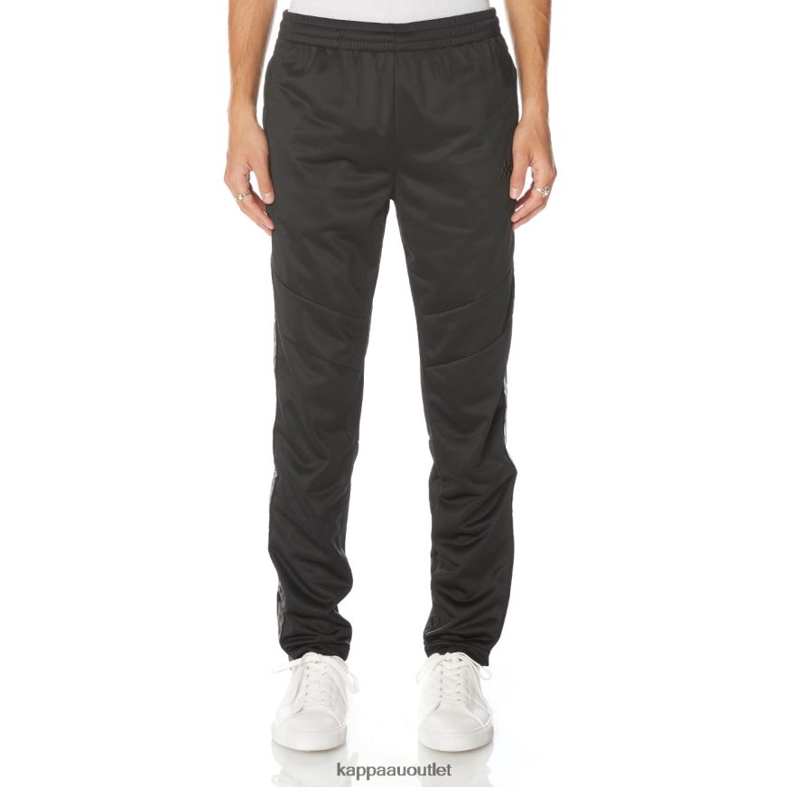 Kappa Men 222 Banda Aderno Trackpants Black Jet R0HPN829