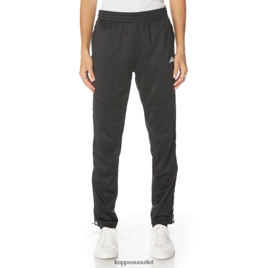Kappa Men 222 Banda Aderno Trackpants Black R0HPN830