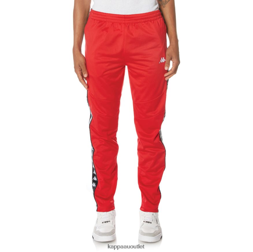Kappa Men 222 Banda Aderno Trackpants Red R0HPN831