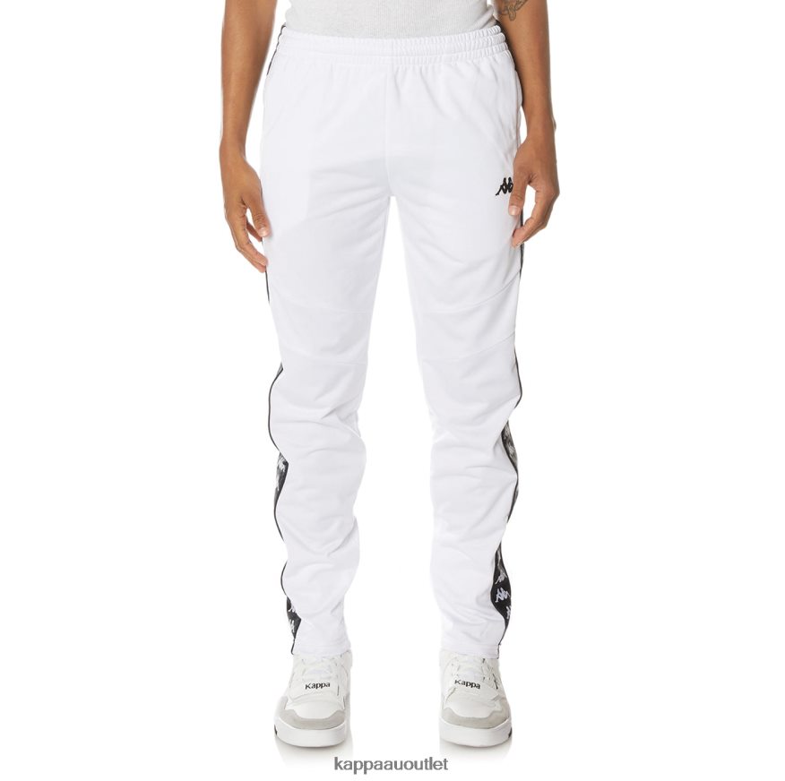 Kappa Men 222 Banda Aderno Trackpants White R0HPN832