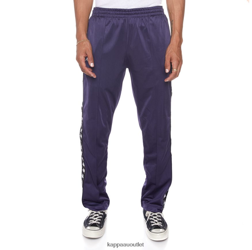 Kappa Men 222 Banda Astoriazz Trackpants Navy Black R0HPN834