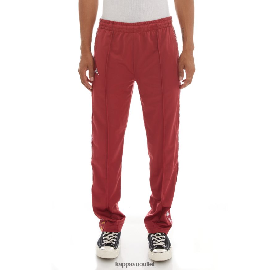 Kappa Men 222 Banda Astoriazzin Trackpants Burgundy R0HPN828