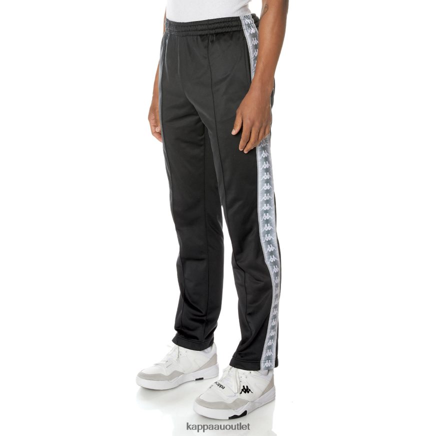 Kappa Men 222 Banda King Trackpants Jet Black R0HPN818