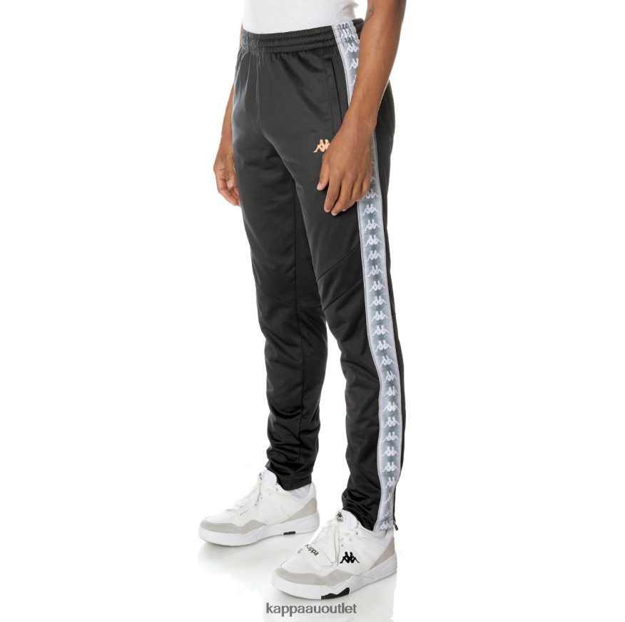 Kappa Men 222 Banda World Trackpants Jet Black R0HPN817