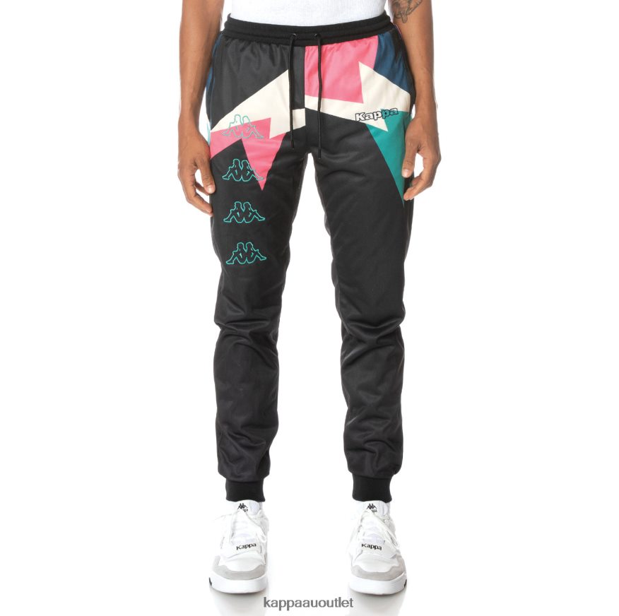 Kappa Men Logo Sighty Trackpants Jet Black R0HPN820