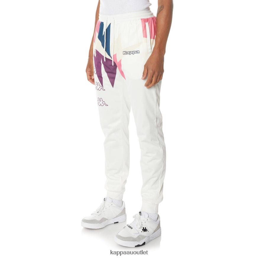 Kappa Men Logo Sighty Trackpants White R0HPN822