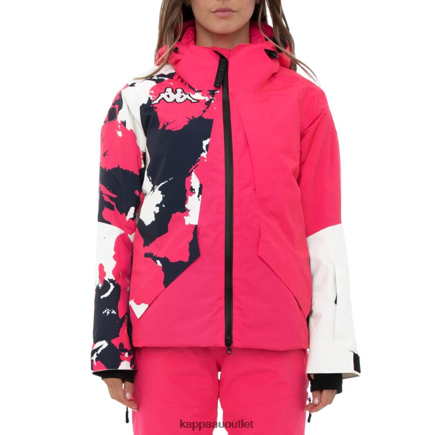 Kappa Women 6Cento 612p Ski Jacket Blue Pink R0HPN8373