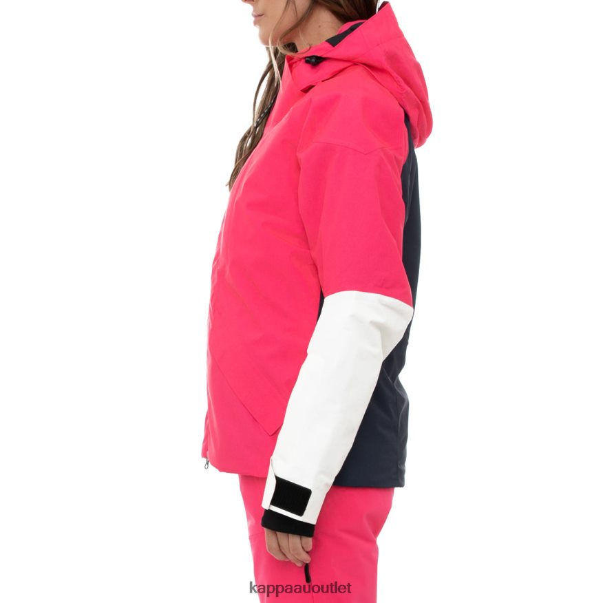 Kappa Women 6Cento 612p Ski Jacket Blue Pink R0HPN8373
