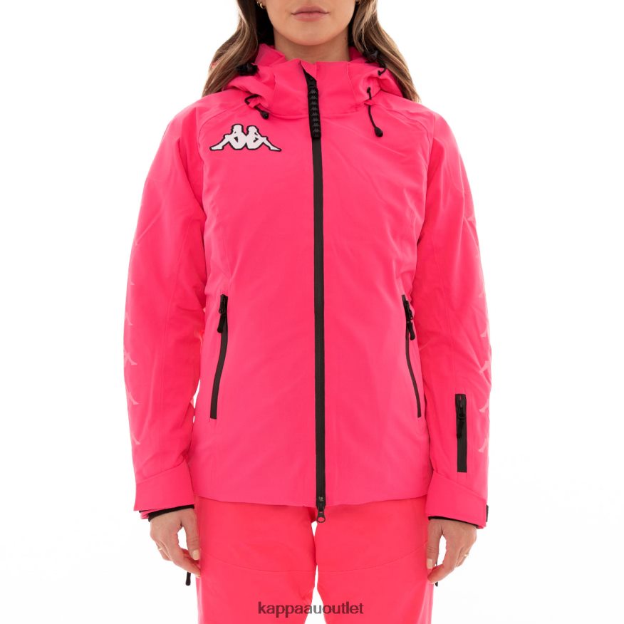 Kappa Women 6Cento 652xb Ski Jacket Pink R0HPN8374