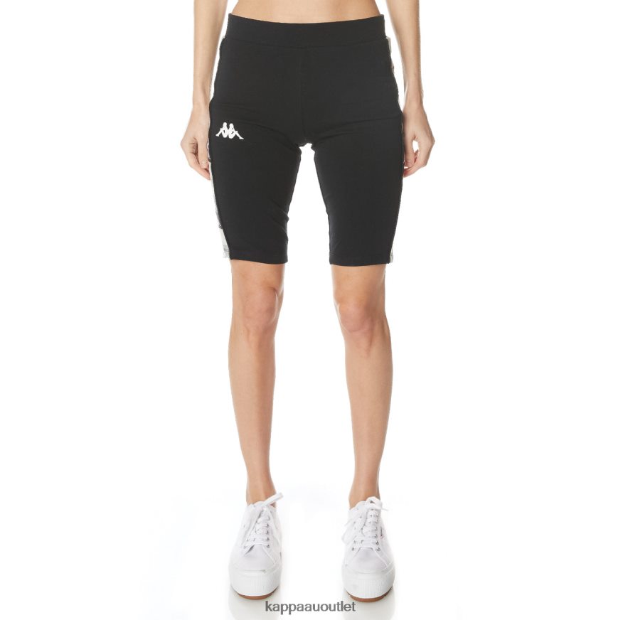 Kappa Women 222 Banda Mia Bike Shorts Black Jet R0HPN8391