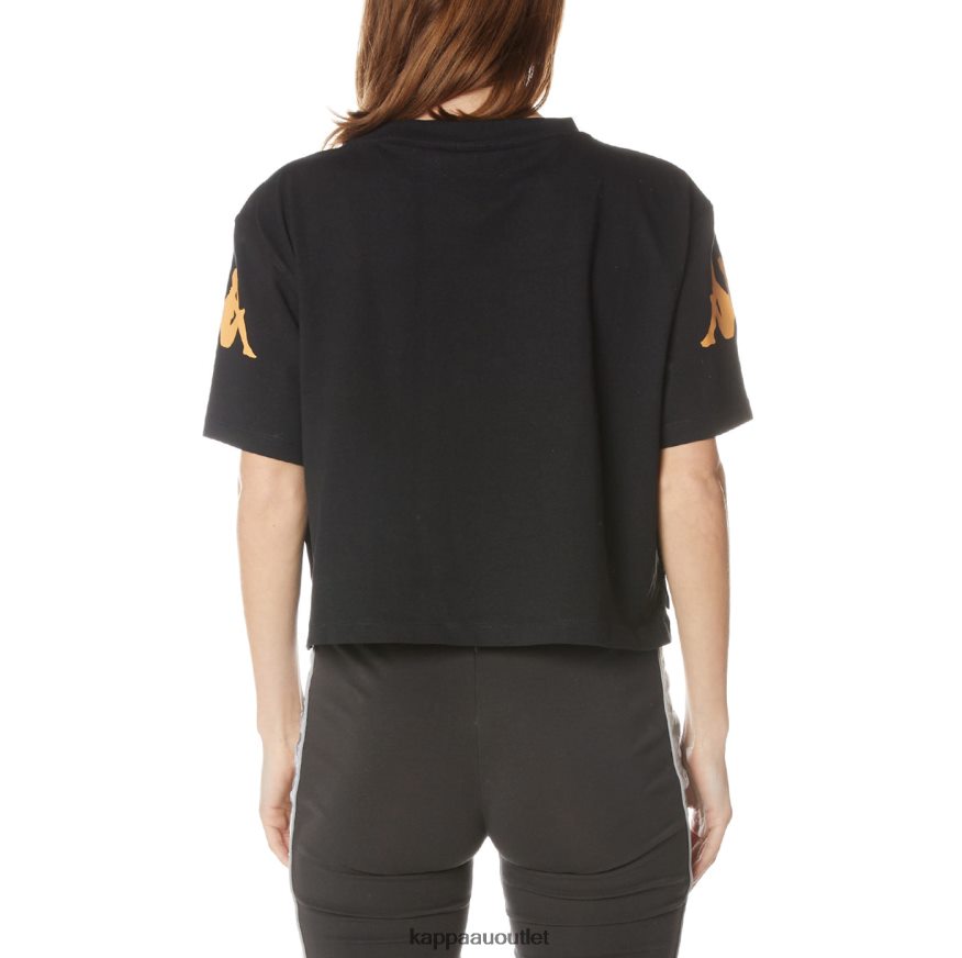 Kappa Women Authentic Amilk T-Shirt Jet Black R0HPN8382