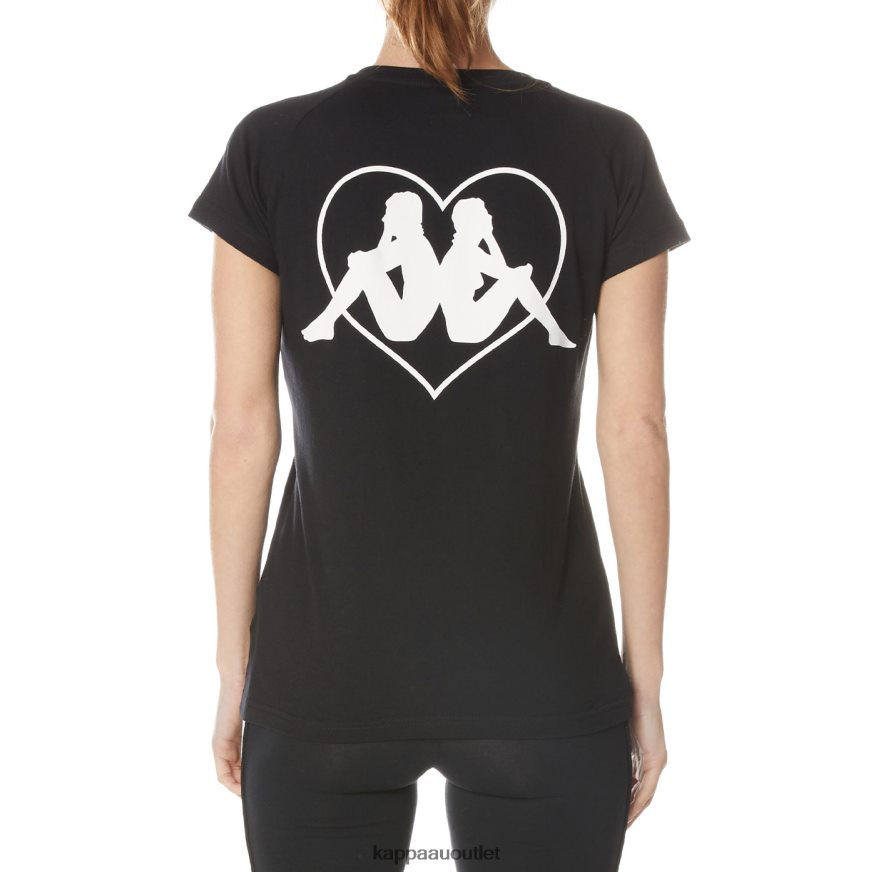 Kappa Women Authentic Gornicza T-Shirt Black Jet R0HPN8378