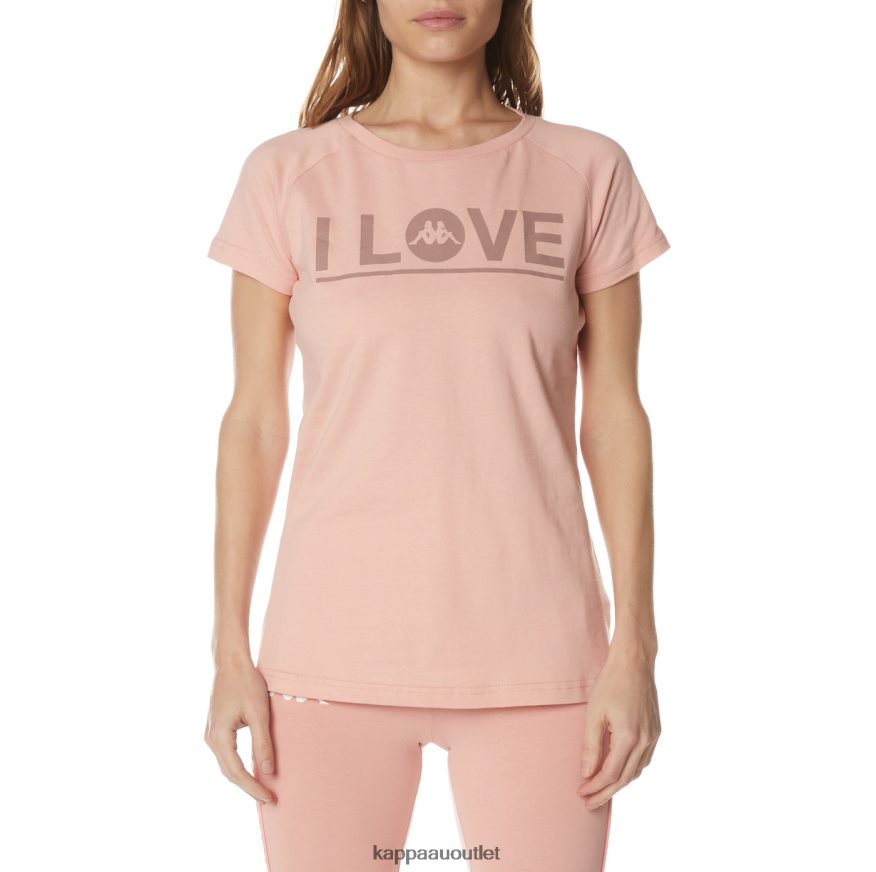 Kappa Women Authentic Gornicza T-Shirt Pink R0HPN8379