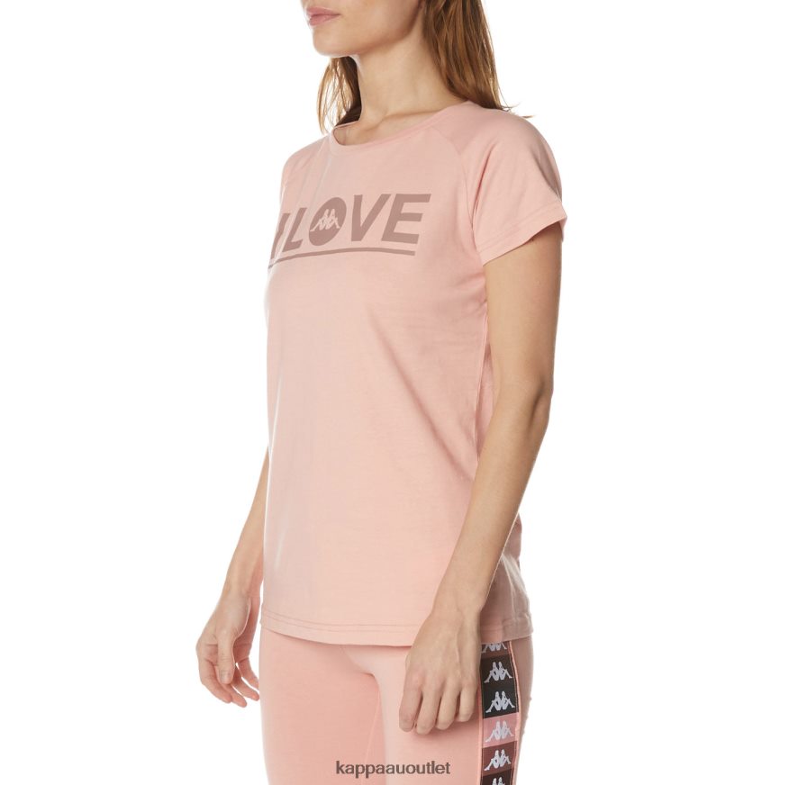 Kappa Women Authentic Gornicza T-Shirt Pink R0HPN8379