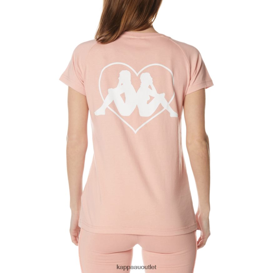Kappa Women Authentic Gornicza T-Shirt Pink R0HPN8379