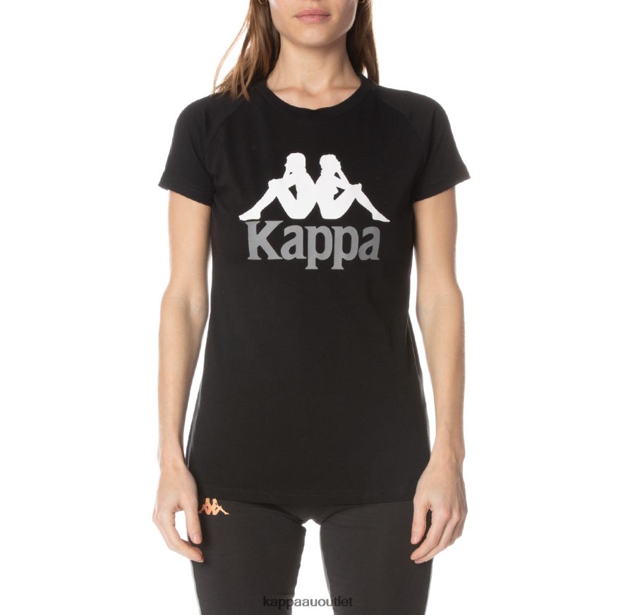Kappa Women Authentic Westessi T-Shirt Black Jet R0HPN8376