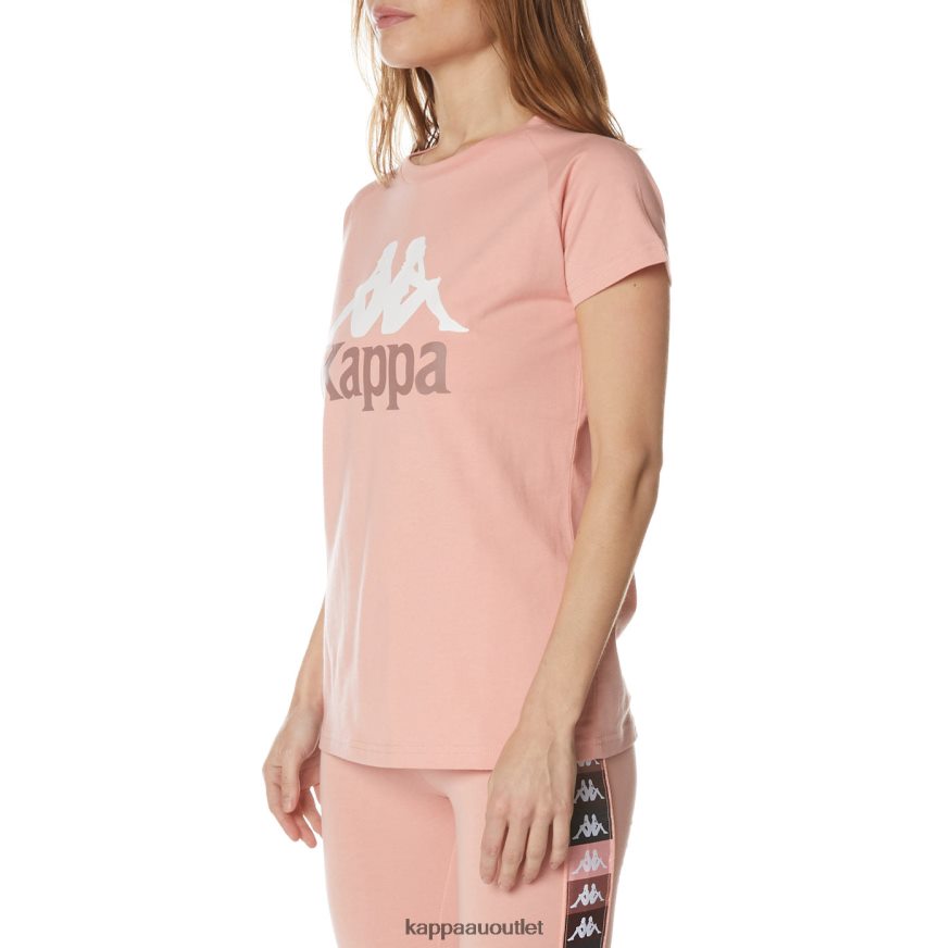 Kappa Women Authentic Westessi T-Shirt Pink R0HPN8377