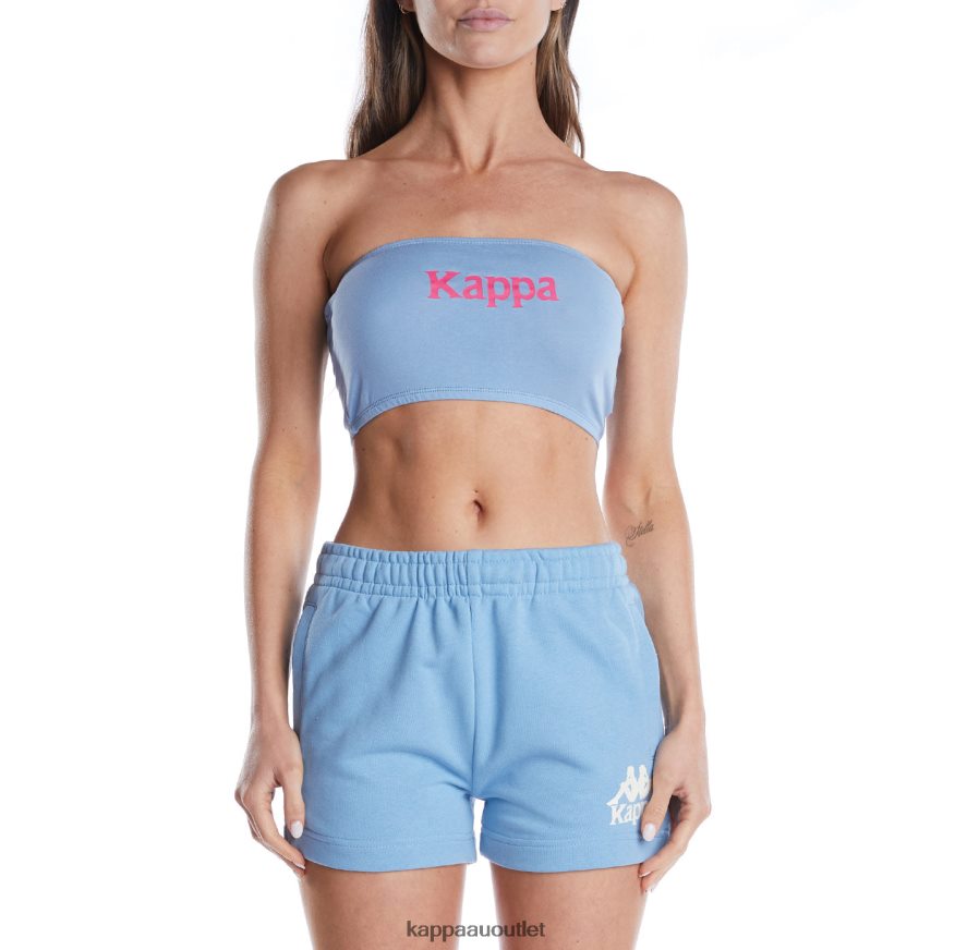 Kappa Women Authentic Ambohidratrimo Bandeau Light Blue Sand R0HPN8387