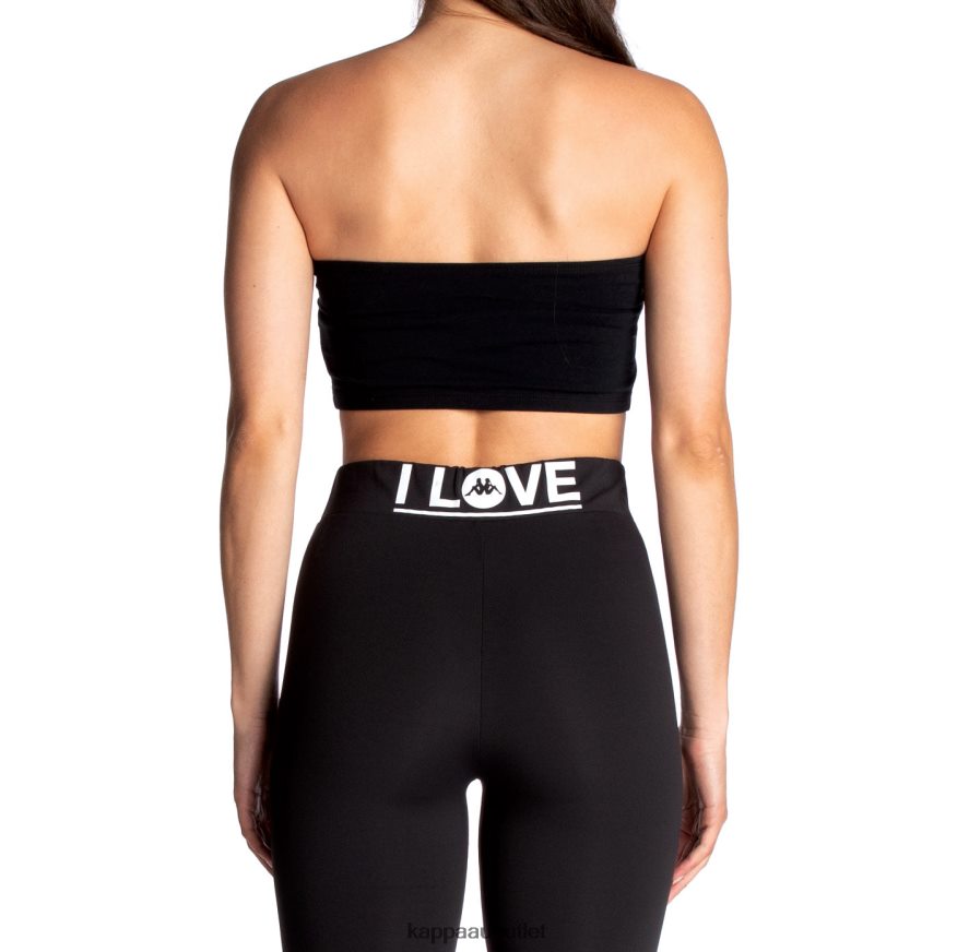 Kappa Women Authentic Koszalin Bandeau Black Jet R0HPN8386