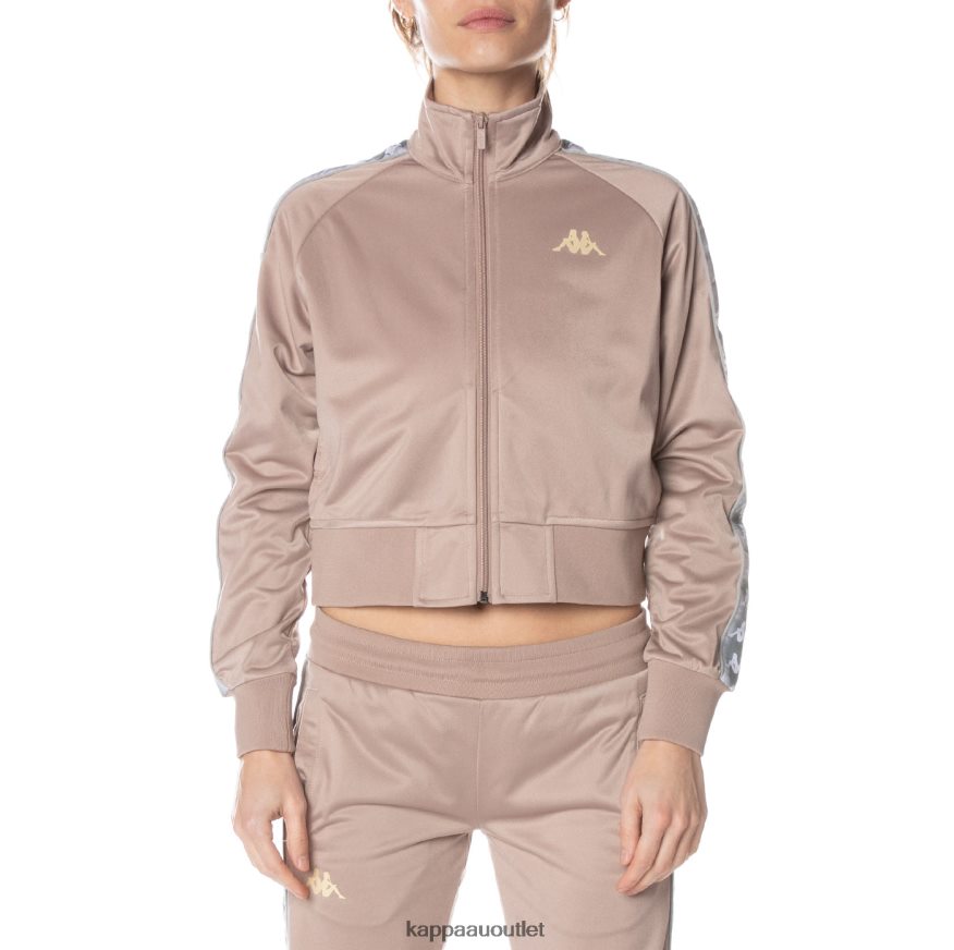 Kappa Women 222 Banda Casper Track Jacket Beige R0HPN8366