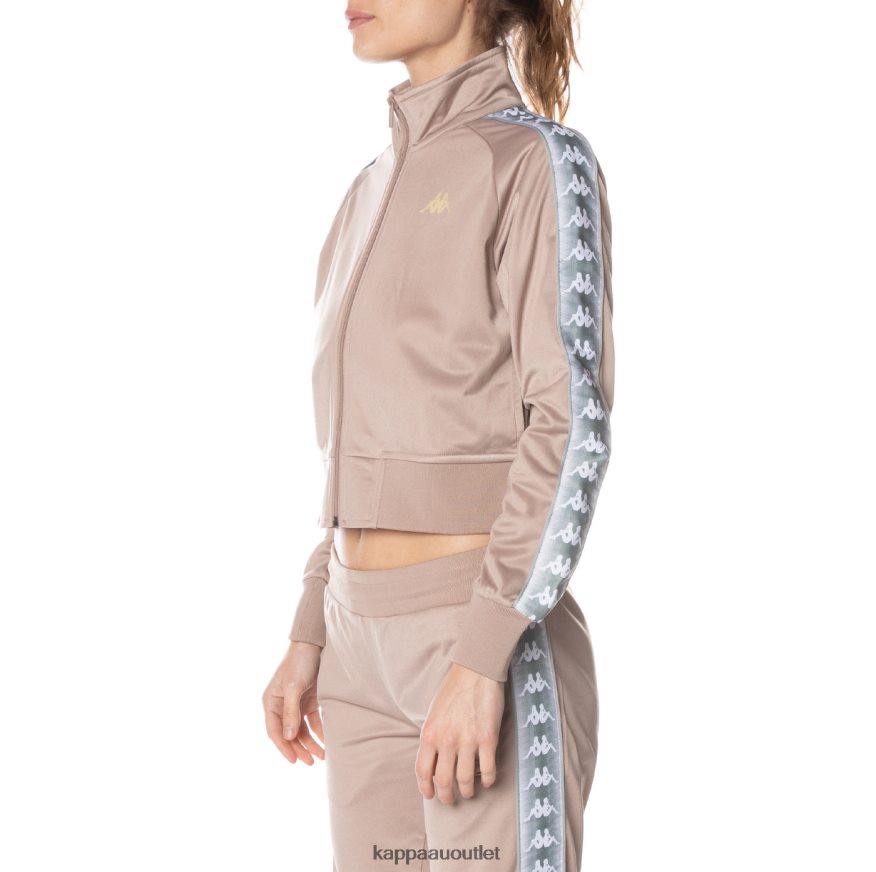 Kappa Women 222 Banda Casper Track Jacket Beige R0HPN8366