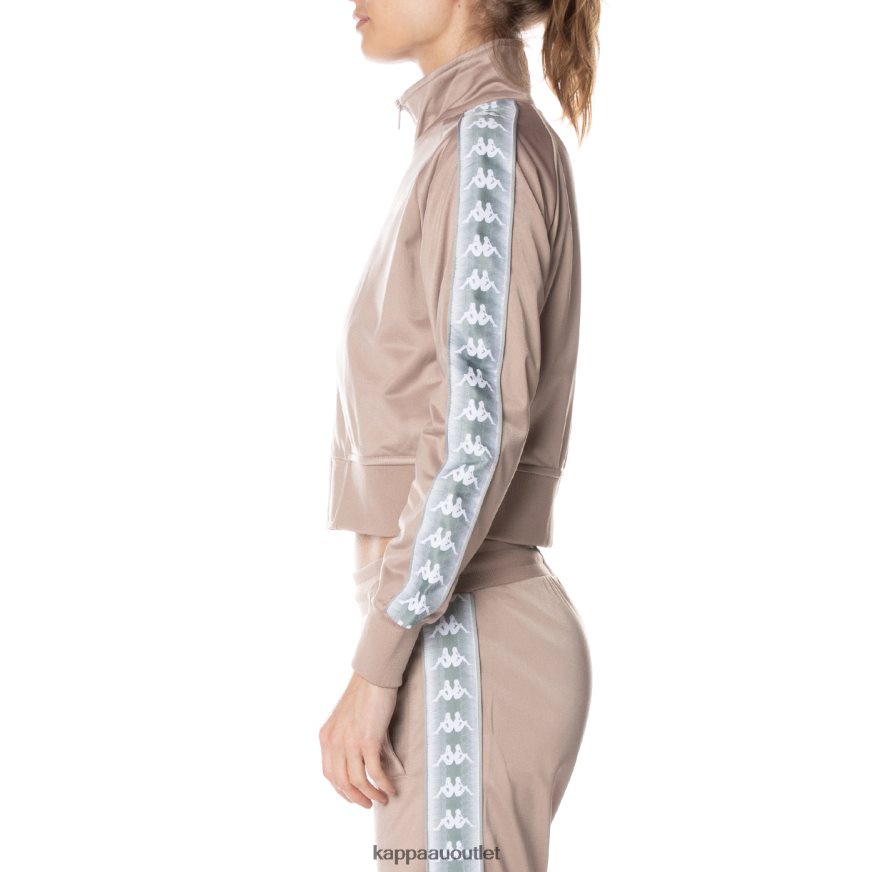 Kappa Women 222 Banda Casper Track Jacket Beige R0HPN8366