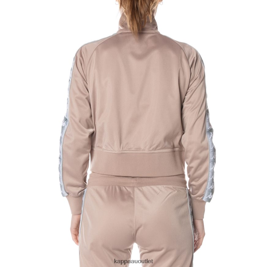 Kappa Women 222 Banda Casper Track Jacket Beige R0HPN8366