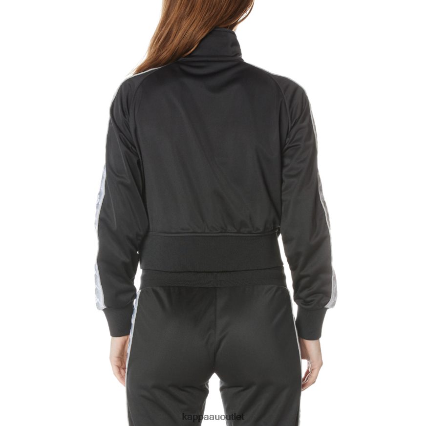 Kappa Women 222 Banda Casper Track Jacket Jet Black R0HPN8367