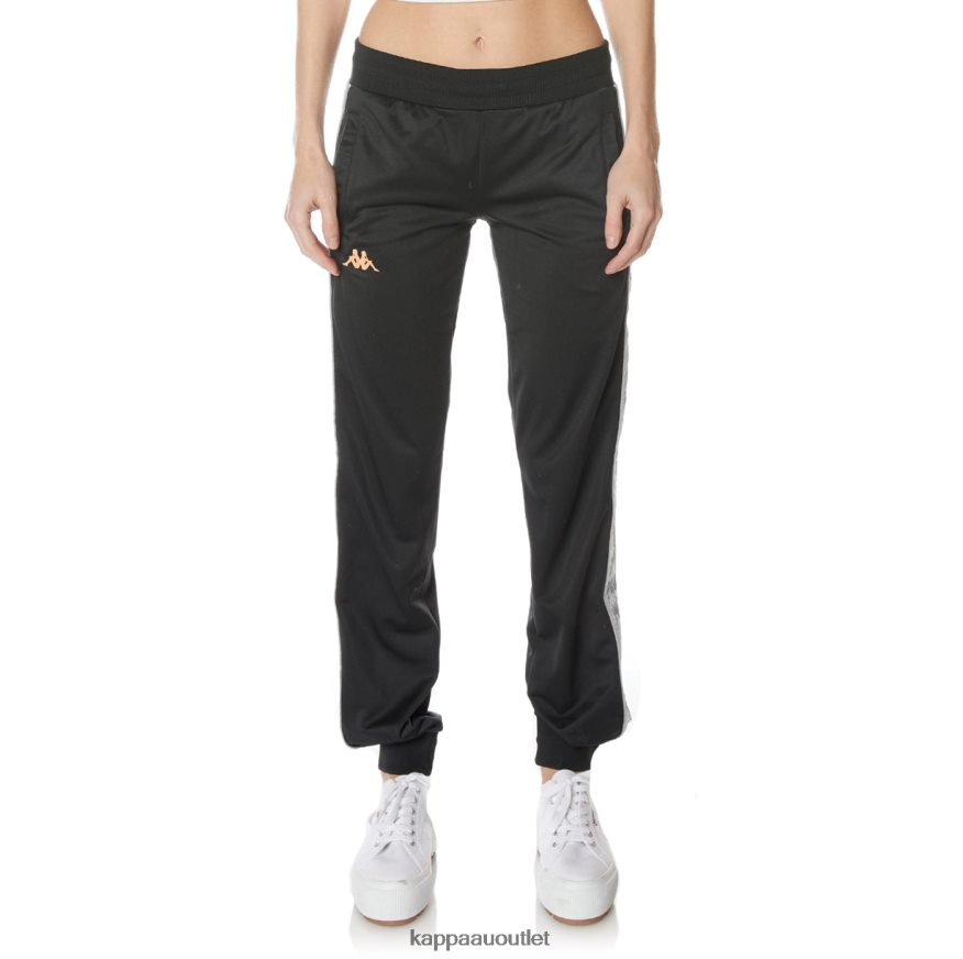 Kappa Women 222 Banda Gastoria Trackpants Jet Black R0HPN8368